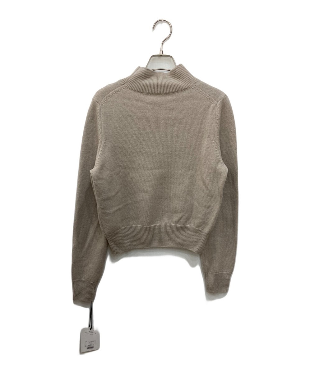 HER LIP TO Message Knit Pullover beige Body: 89% wool, 11% nylon  