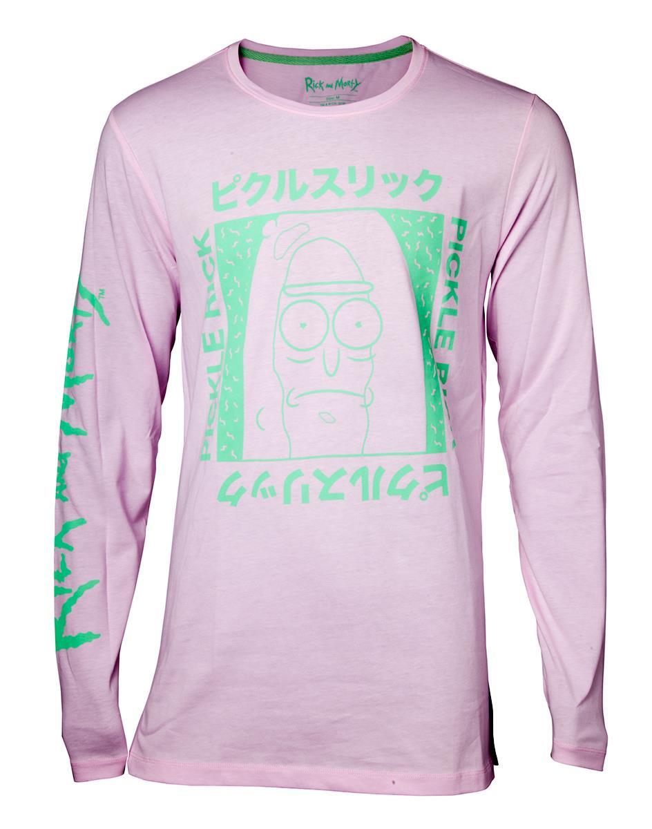 ALTRA Rick and Morty Giappone sottaceto uomo manica lunga rosa