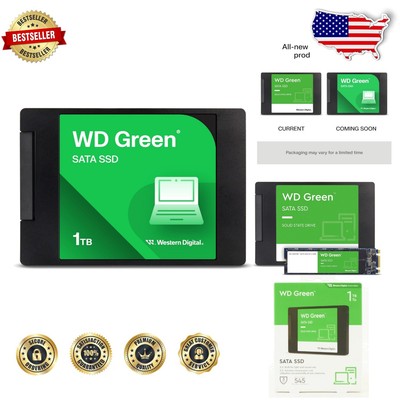 Reliable 1TB WD Green SSD - Durable Storage Solution with 3-