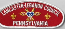 Lancaster-Lebanon Council CSP Pennsylvania BSA WHT Bdr. [MX-11877]