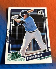 2023 Donruss Baseball Rated Prospect Base #64 Curtis Mead - Tampa Bay Rays