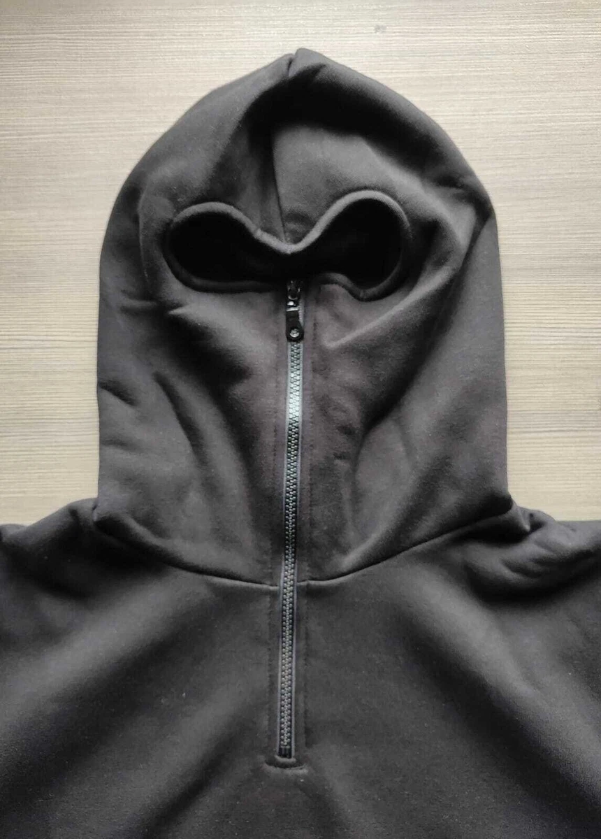 MATERIALE ULTRAS felpa DIABOLIK ninja nero PEZZI 5 SWEAT cappuccio