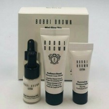 BOBBI BROWN MINI GLOW TRIO-RADIANCE BOOST MASK-EXTRA REPAIR NOURISHING MILK