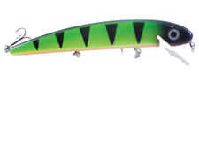 Inhaler Flat Side 14" Musky Crankbait   (Glitter Perch)