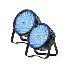 BETOPPER DJ Lights 2 Pack, 54x3W LED Par Lights, DMX Stage Lights Sound Activ...