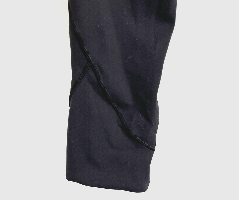 LULULEMON Crop Pants Womens 4 Solid Black High Rise Gym Train Run Yoga
