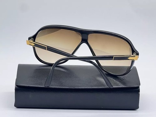 Nos Persol Ratti Manager 101/59 96 Vintage Sunglasses Gold Black Tempered Sport - Picture 7 of 15