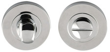 Bathroom Thumbturn & Release for WC/Toilet/Bathroom Door Lock In Polished Chrome