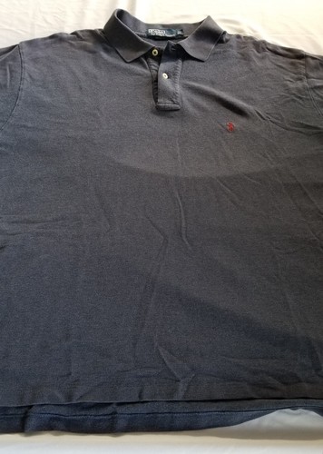 Polo Ralph Lauren uomo taglia XL blu grande manica corta maglia polo - Foto 2 di 8