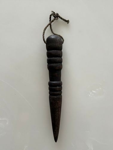 Cuerda Náutica Marítima De Colección Empalme Madera Marlin Spike Fid 9.5" - Imagen 4 de 9