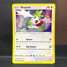 2021 POKEMON CHILLING REIGN SHAYMIN 123/198 HOLO (RARE)