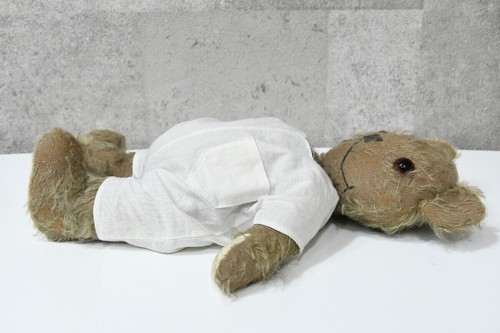 Forget Me Not Bear Teddy Bear Plush Made By JOY H31cm With Tag Used - 第 4/10 張圖片