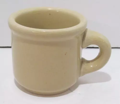 Vtg Galaxy Stoneware Trend Pacific Speckled Wheat Coffee Cup Mug - Made in Japan