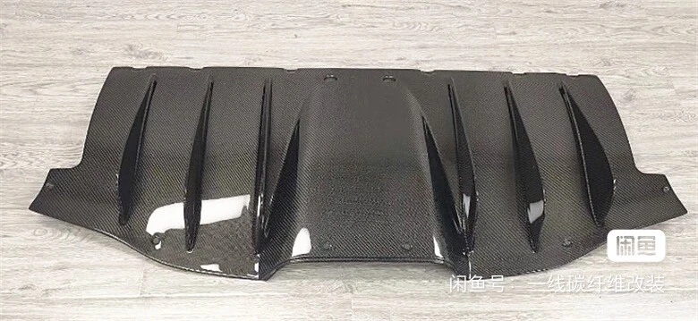 Real Carbon Fiber Rear Bumper Diffuser For Ferrari 458 Italia Spider 2010-2015 — 第 3/4 张图片
