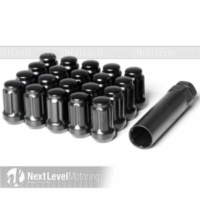 Set Of 16 Black Spline Lug Nuts 12x1.5 – Fits Honda Civic 88-05 EX, SI, EG, EK