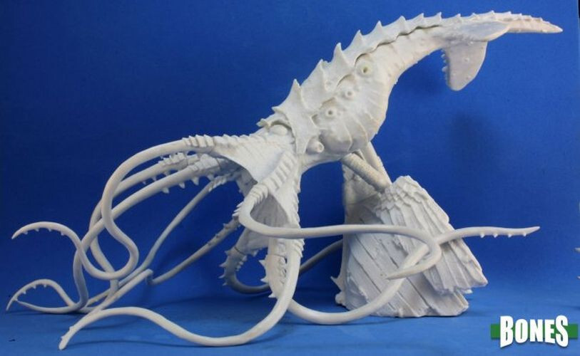 Figurine Kraken Reaper Bones 77291 en plastique non peinte pour jeux de rôle JDR