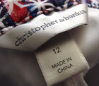 CHRISTOPHER & BANKS Red/Multi-Color Fully Skirted SKORT Sz 12 — photo 8