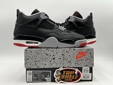 New Air Jordan 4 Bred Reimagined 2024 Size 9 Rare Retro Authentic Black MJ OG J4