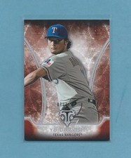 2015 Topps Triple Threads Amber Yu Darvish #d90/125 , #89 , Texas Rangers