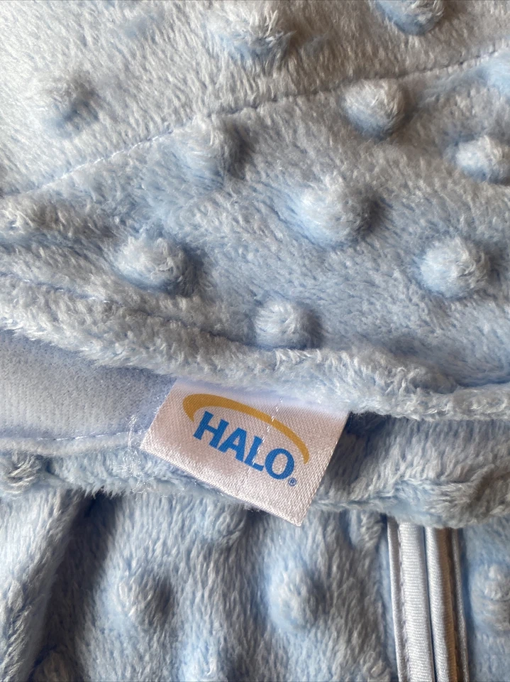 Saco de dormir para recém-nascido HALO - Azul claro - 0-3 meses ou 6-12 libras - Imagem 3 de 4