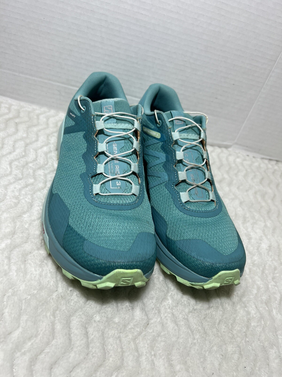 SALOMON Sense Ride 2 scarpe da trail running verde atletico donna taglia 8 5