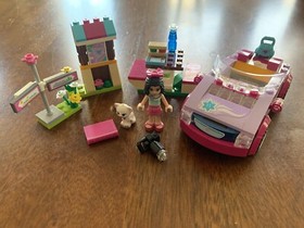 LEGO FRIENDS: Emma's Sports Car (41013) W/ Instructions. Purple And Pink Colors