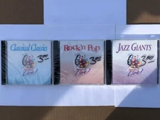Rock'N Pop - Classical Classics & Jazz Giants - NatWest Live! Music CDs - All 3