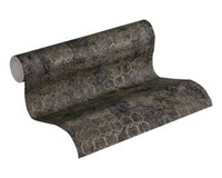 A.S. CréAtion Tapete Vlies Black Is Beautiful 37424-6 Gold Schwarz Grafisch