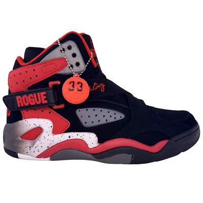 Patrick Ewing Athletics Men's 1EW90101-004 ROGUE Black Red Castlerock Basketball