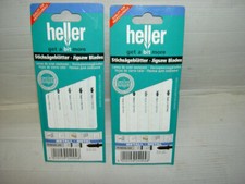 Image of 2 x heller Jigsaw Blade Set of 5pcs 240048 Longlife 105mm for Steel 1-3mm