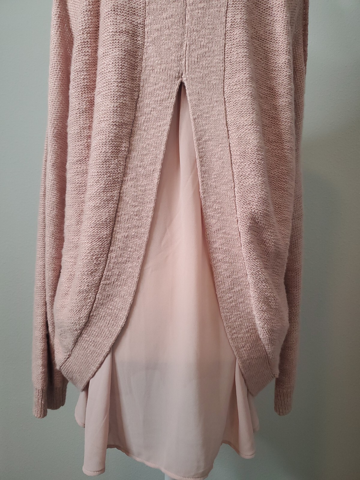 Torrid Layered Split Back Cold Shoulder Blush Pin… - image 7