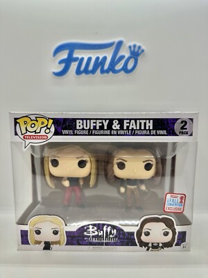 Funko Pop Buffy & Faith 2 Pack Fall Convention 2017