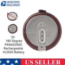 Battery VL2020 For BMW X3 X5 Z4 E60 E81 E91 Key Fob Rechargeable PANASONIC 180°