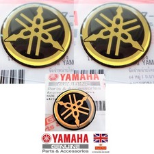 YAMAHA R1 R6 YZF GENUINE TANK & REAR FAIRING STICKERS GEL DECAL GOLD 25MM & 45MM