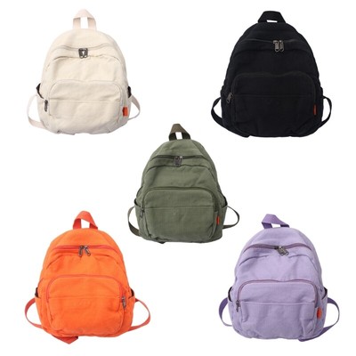 Large Capacity Canvas Backpack Aesthetic Backpack School Backpack for Daily