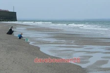 PHOTO  ROSSLARE HARBOUR BEACH THE BIT THAT THE FERRY PASSENGER DOES NOT NORMALLY