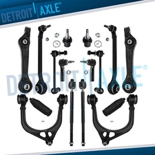 16pc RWD Front Control Arms + Tierods + Sway Bar Kit for 2005-10 Charger Magnum