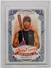 🔥 2021 Onyx Vintage Extended Red Ink Auto /25 YASSER MERCEDES EAYM Auto MINT 🔥