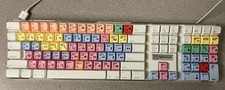 PRICE CUT!! Apple A1048 Keyboard with LogicKeyboard customised Pro Tools keys