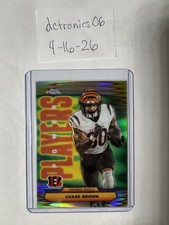 2025 Topps Chrome -Chase Brown Cincinnati Bengals Power players