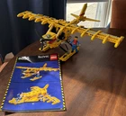 Vintage Lego Technic 8855 Prop Plane (complete w manual, missing helmet) RARE