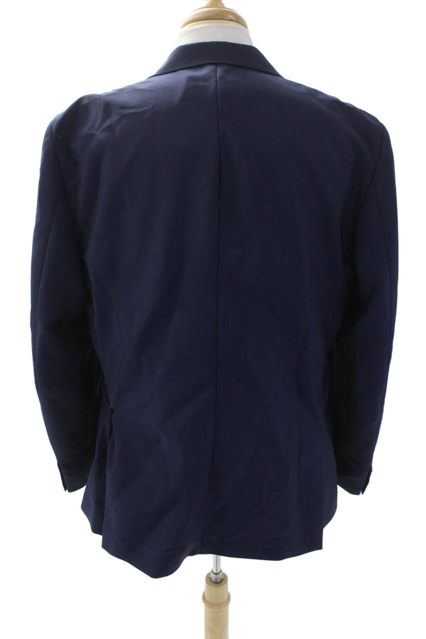 Prada Mens Wool Solid Single Breasted Lightweight… - image 4