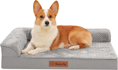 Rainmr Orthopedic Dog Bed Medium Size Dog, Memory Foam Dogs Bed for Medium Dogs,
