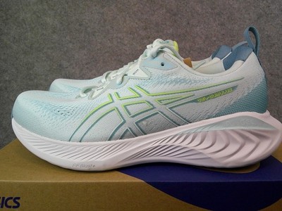 Size 9.5 - Asics Gel-Cumulus 25 Women's Soothing Sea/Yellow NIB 1012B441-402