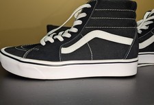 Vans Off the Wall Unisex Black Hi Top Sneakers Women’s Sz 11, Mens-9.5 
