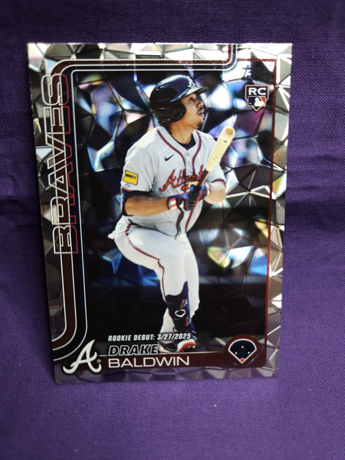 2025 Topps Update Series - Rookie Debut Drake Baldwin #US113 Diamante Foil ROTY