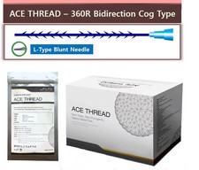 PDO Collagen Stimulator - 360R Bidirection Cog L type 20pcs 