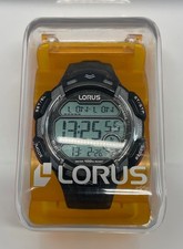 Mens Lorus G BLK Red Digital Sports Watch 907/3234 -R23 Series Cal.Z010
