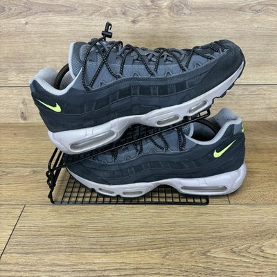 Nike Schuhe Herren Gr. UK 11 Air Max 95 Speed Lacing Off Noir Volt Sneaker