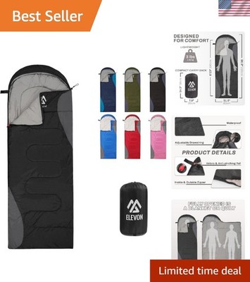 3-4 Season Sleeping Bag for Adults & Kids - Lightweight & Easy to Clean